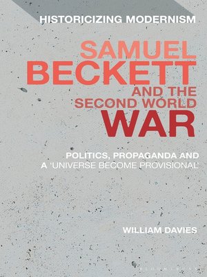 cover image of Samuel Beckett and the Second World War